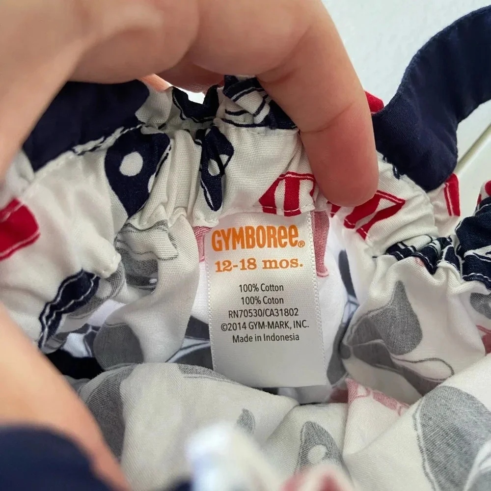 Gymboree baby girl’s red white & blue one piece outfit —‎ 12-18 months